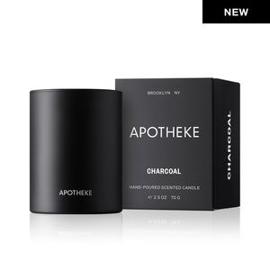 Apotheke Charcoal Scented Hand-Poured Soy Votive Candle 2.5 oz.